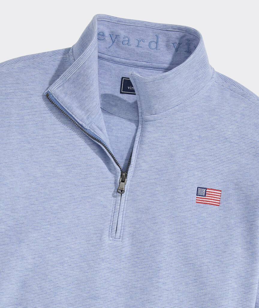 American Flag Saltwater Quarter-Zip