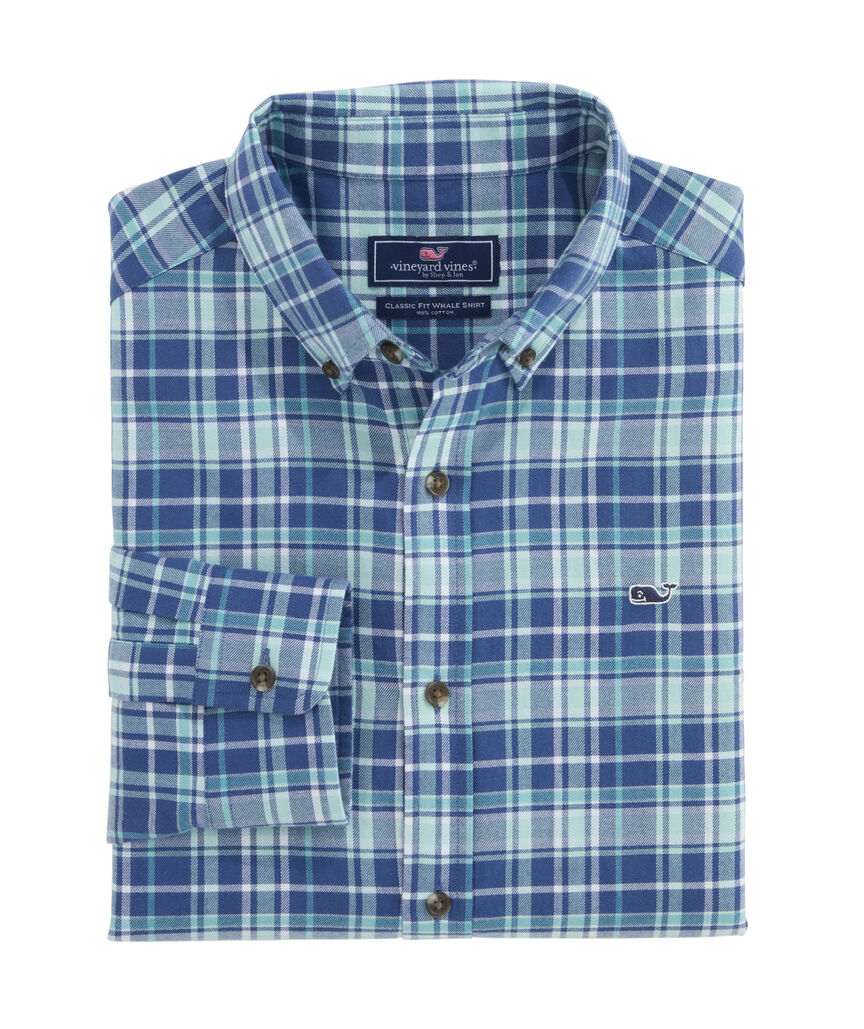 OUTLET Flannel Plaid Shirt