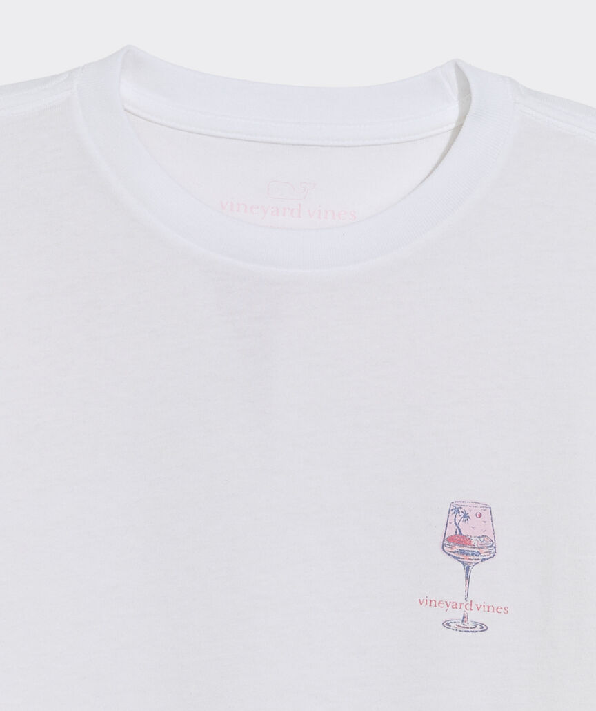 Women's Seas The Rose Boyfriend Crew Short-Sleeve Tee