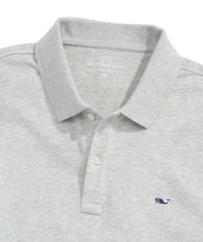 OUTLET Long-Sleeve Pique Polo