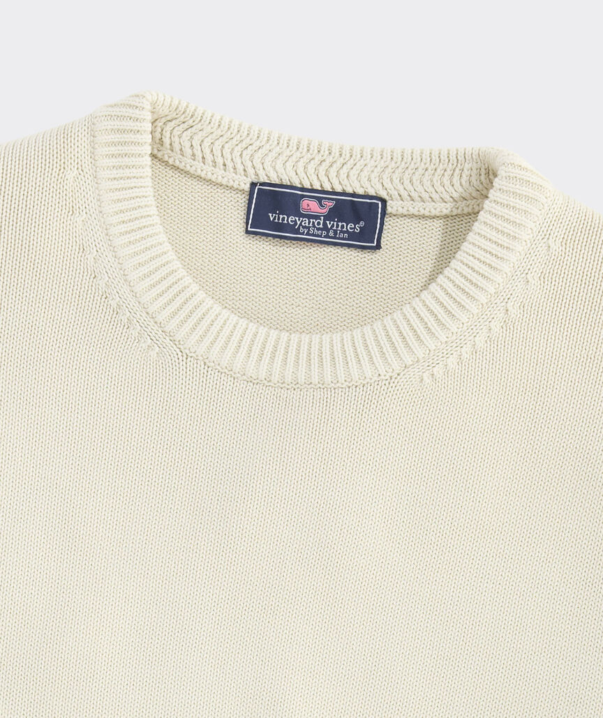 Garment-Dyed Cotton Crewneck