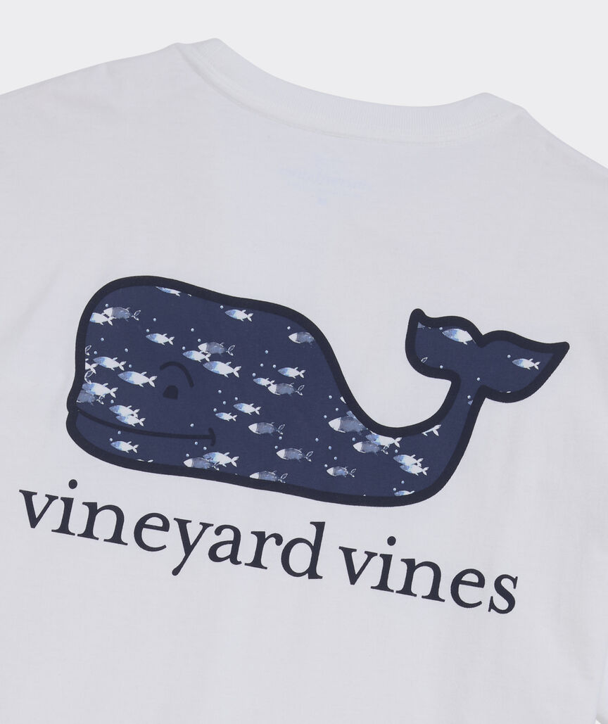 Gone Fishing Whale Short-Sleeve Pocket Tee