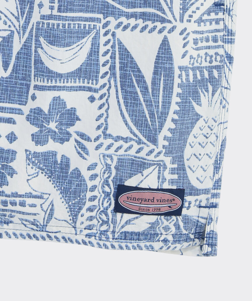 6 Inch Solid Island Swim Trunks