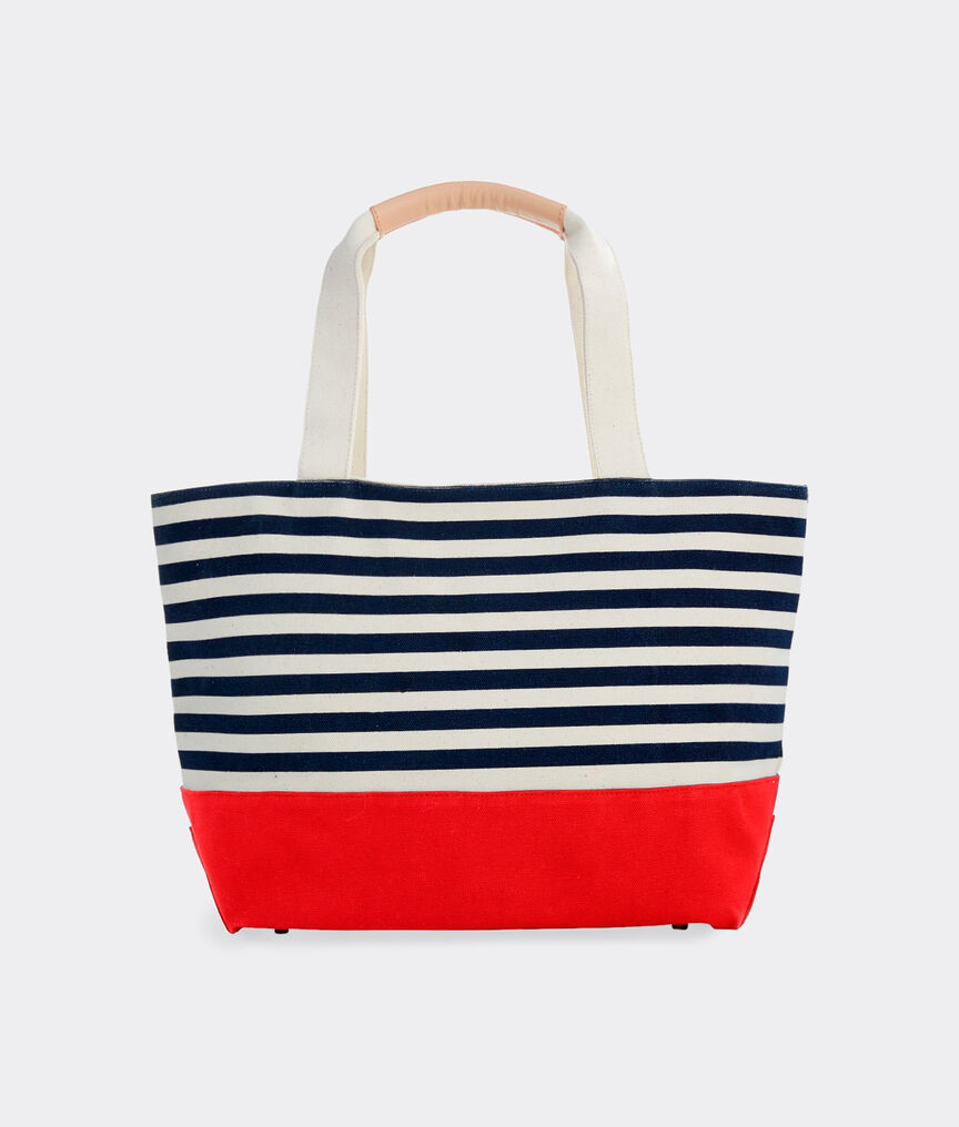 Large Striped Vineyard Tote