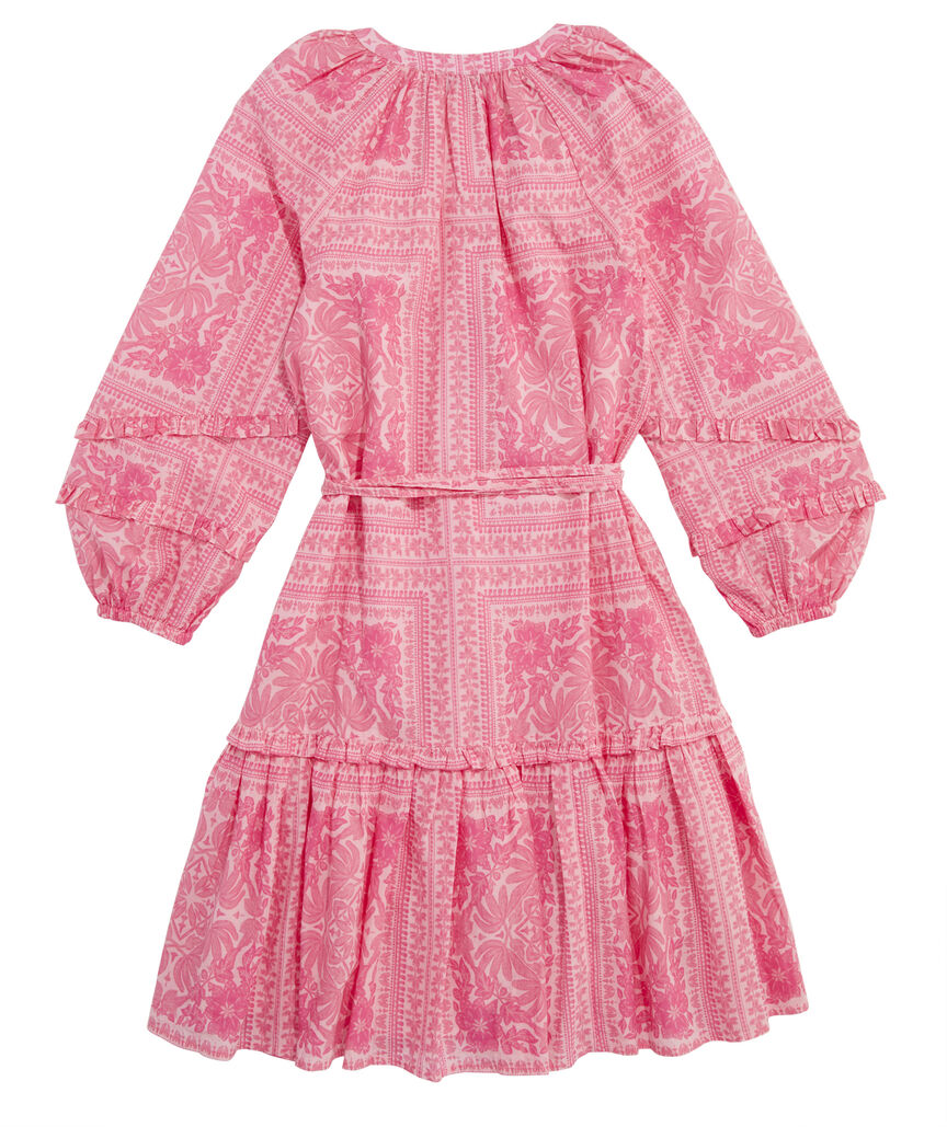 OUTLET Cora Tile Ruffle Dress