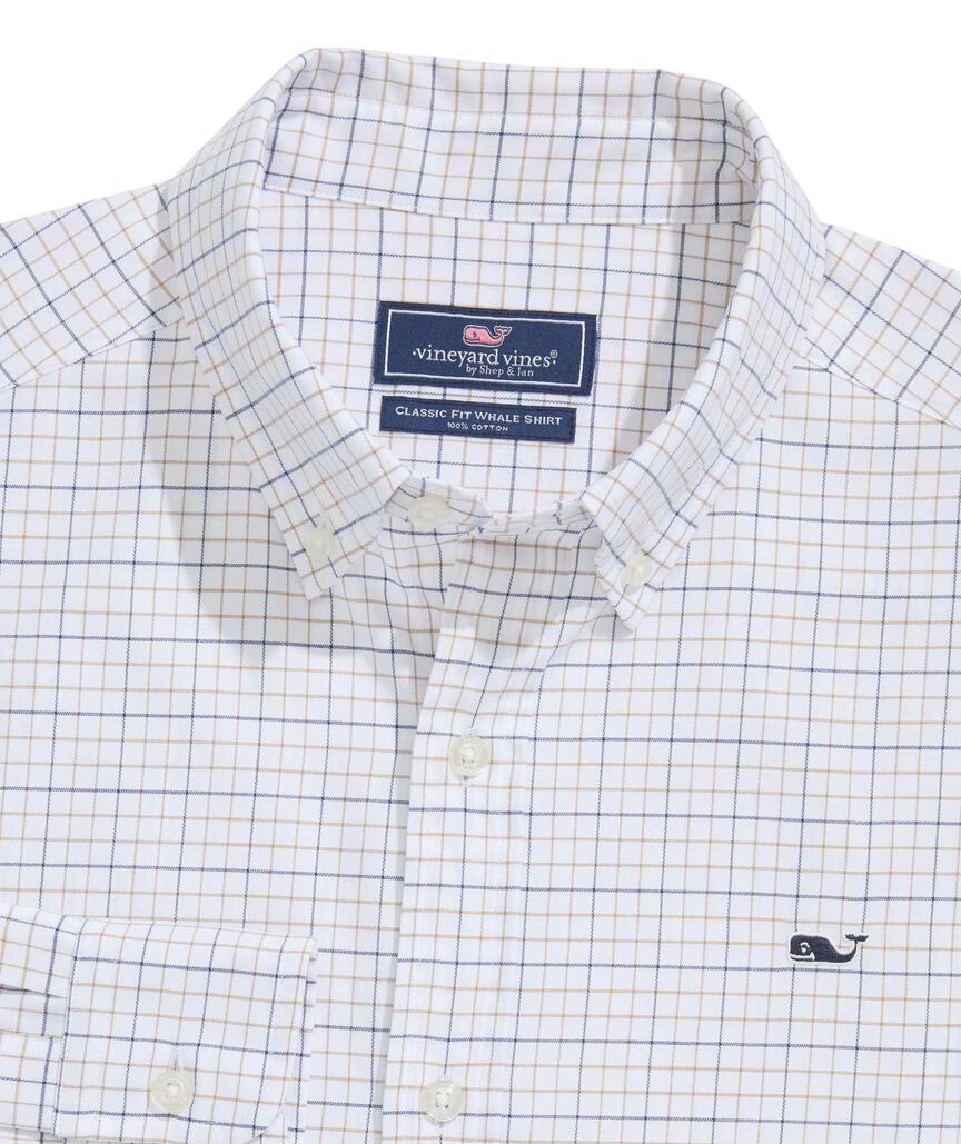 OUTLET Poplin Plaid Shirt