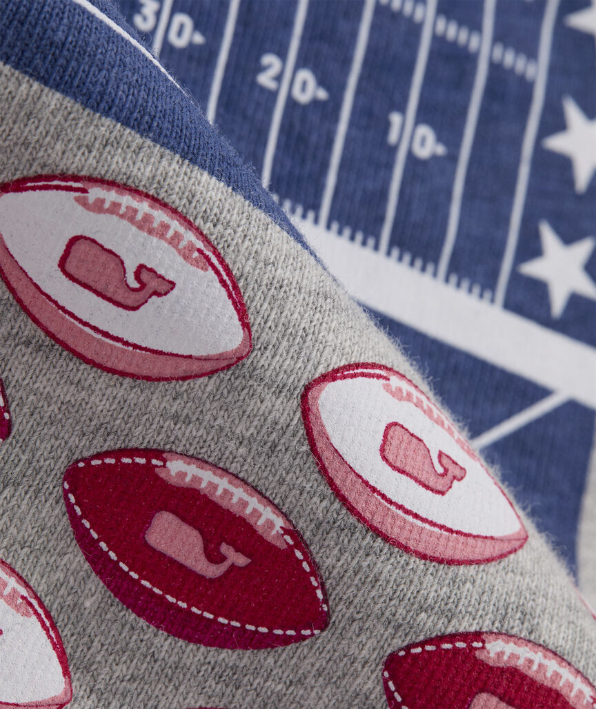 Football Flag Long-Sleeve Pocket Tee