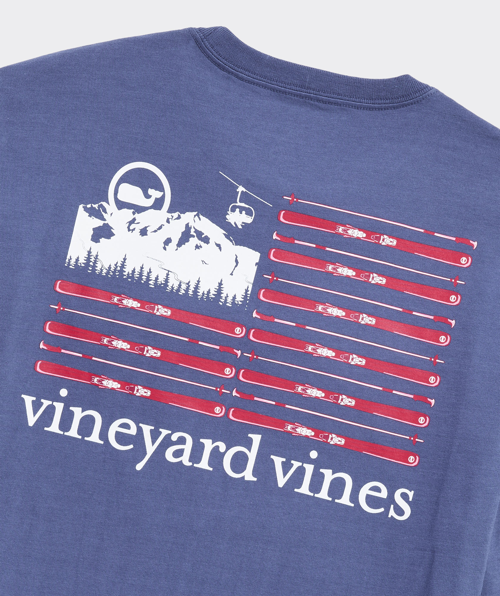 Ski Flag Long-Sleeve Pocket Tee