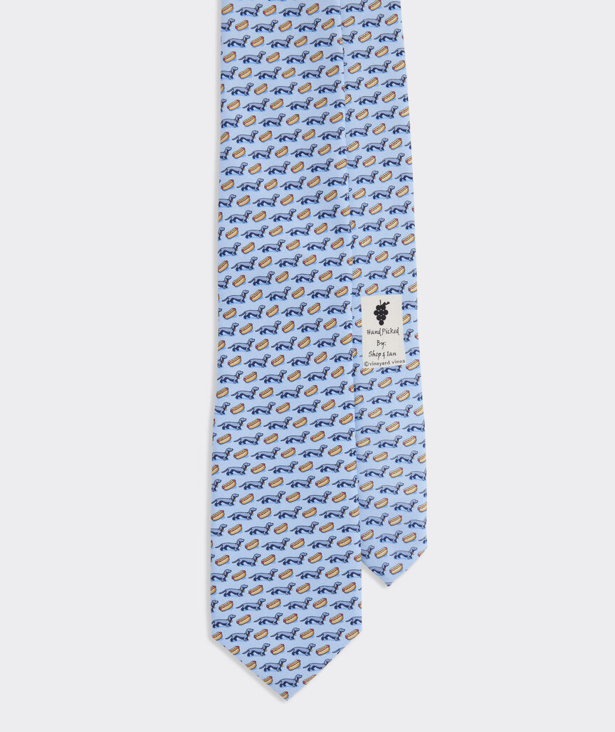 Classic Hot Dog Silk Tie