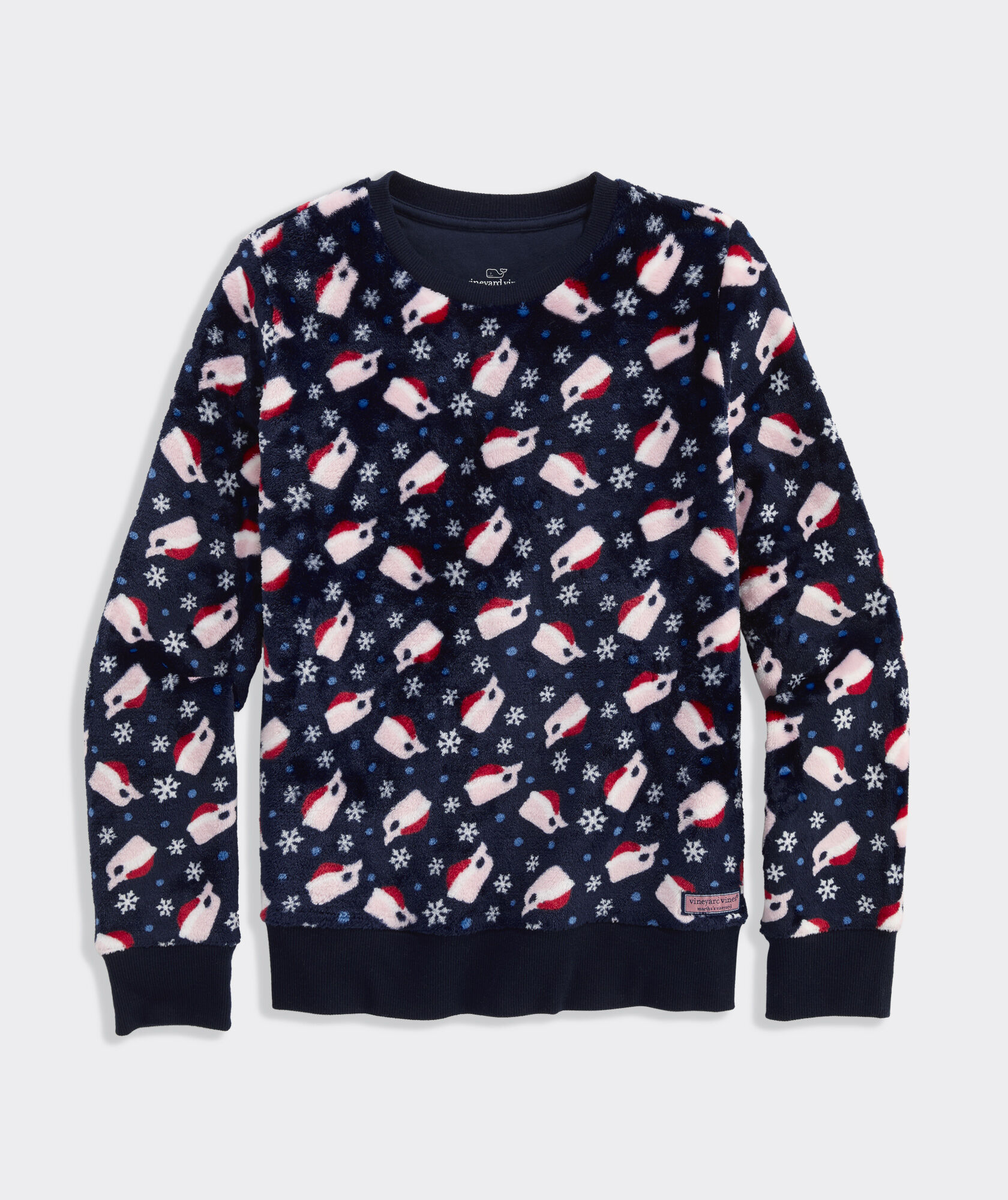 Boys' High Pile Crewneck