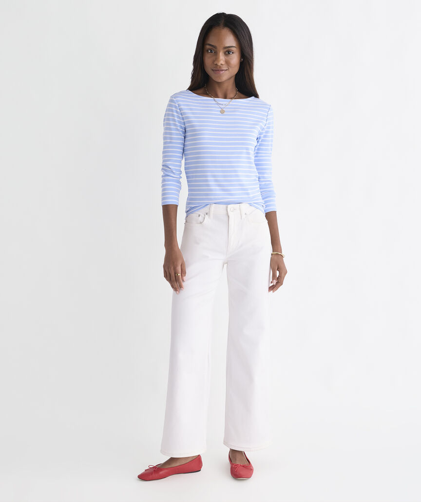Deluxe Boatneck Tee