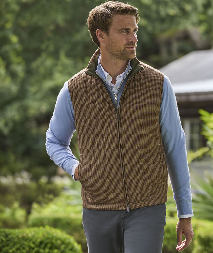 Houndstooth Dorset Quilted Vest