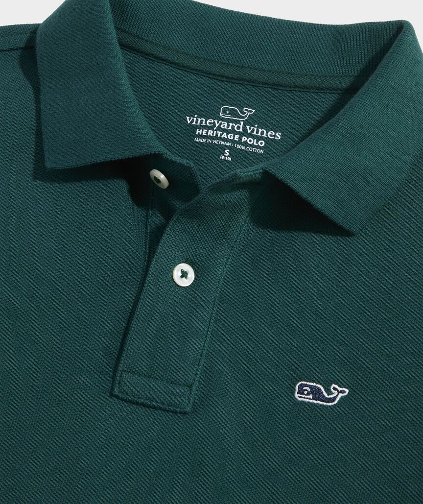 Boys' Heritage Pique Polo
