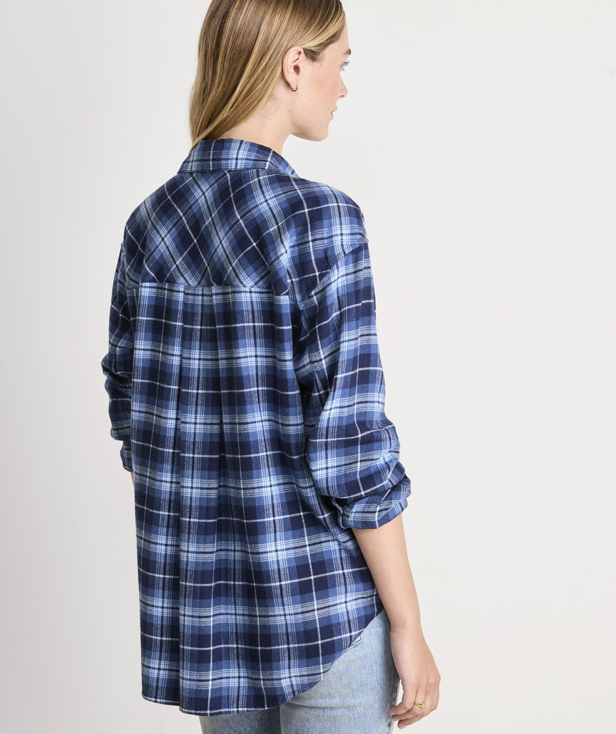 Birdie Flannel Button-Down