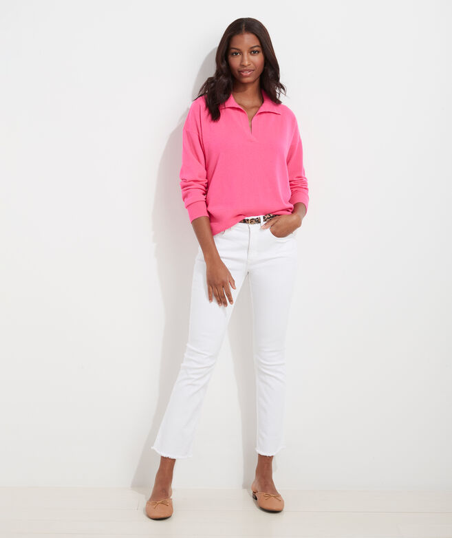 Shop Lightweight Cashmere Polo Sweater at vineyard vines
