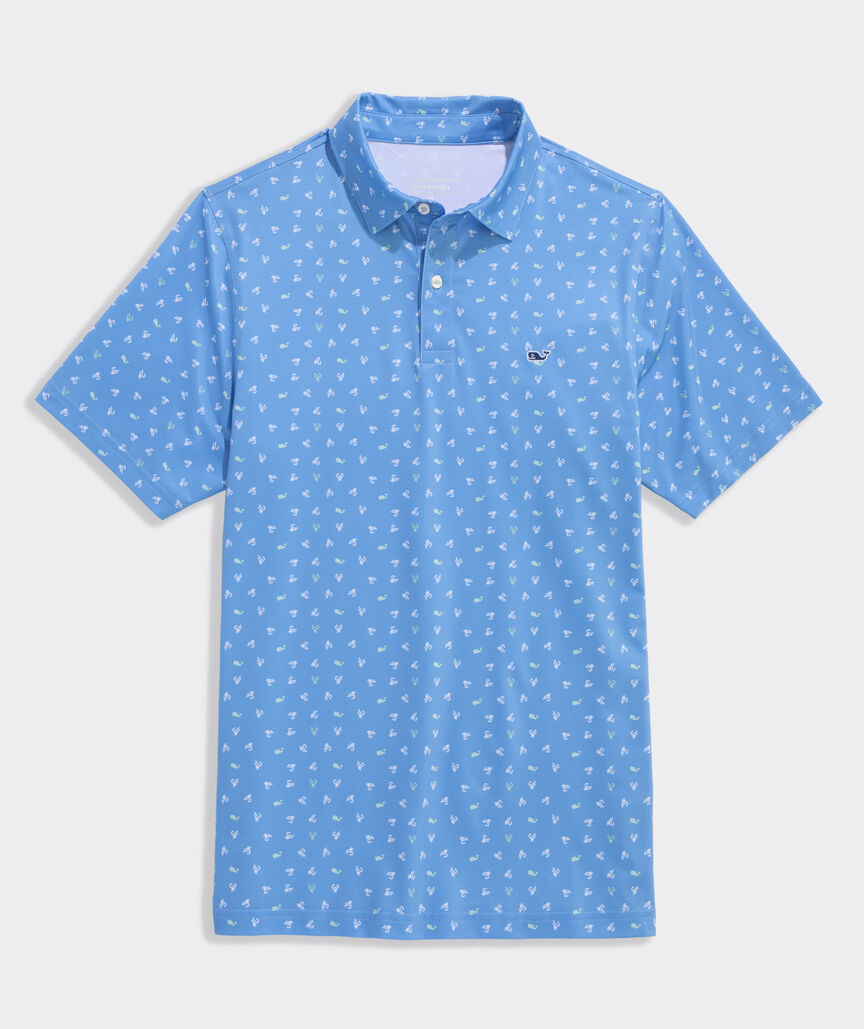 OUTLET Fly Toss Performance Polo