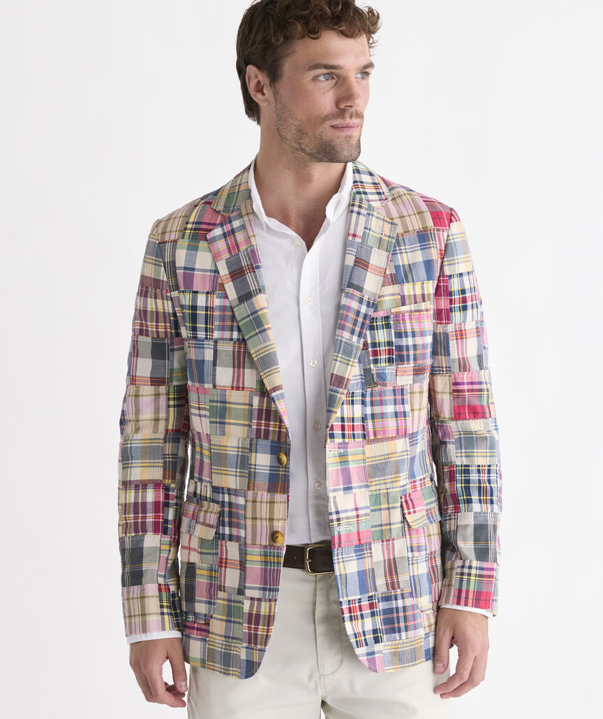 Madras Patchwork Vos Sport Coat