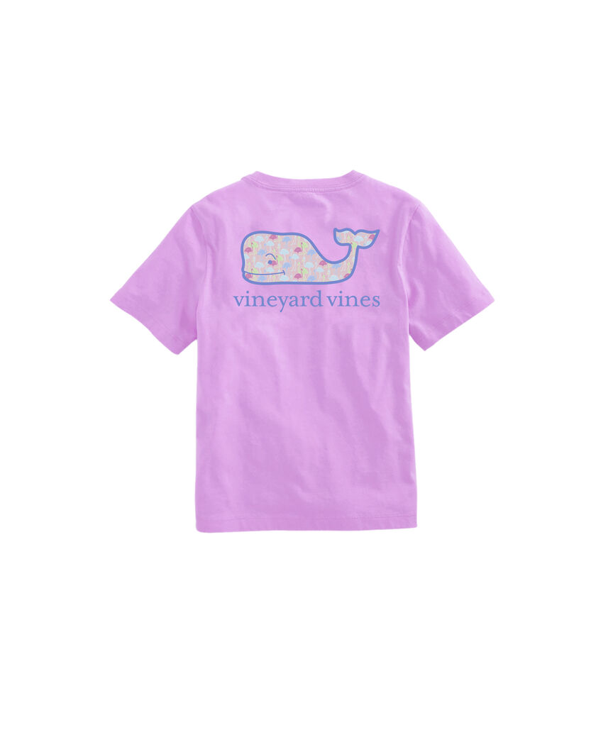 OUTLET Girls' Flamingo Mingle Short-Sleeve Pocket Tee