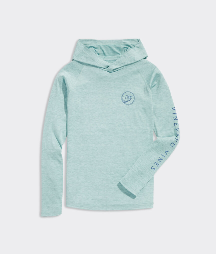 Tarpon Long-Sleeve Harbor Performance Hoodie Tee