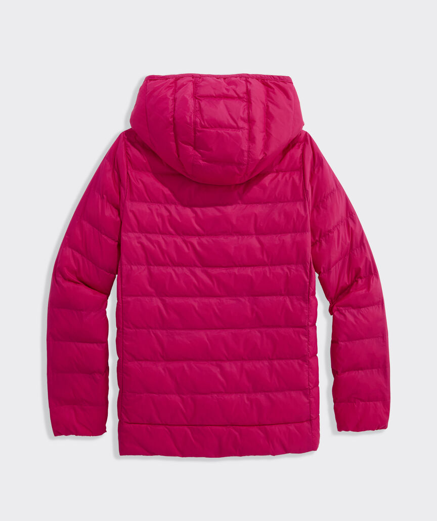Girls' Packable Hooded Puffer Jacket