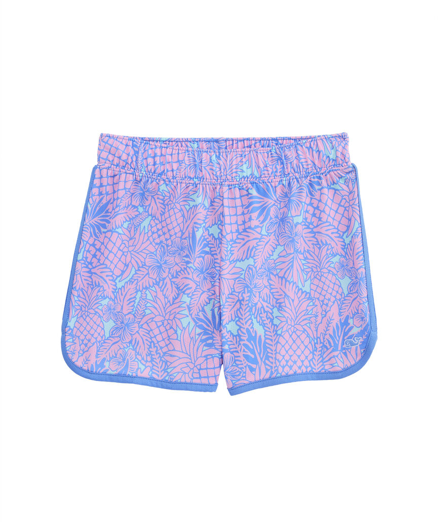OUTLET Girls' Pineapple Print Lacrosse Shorts