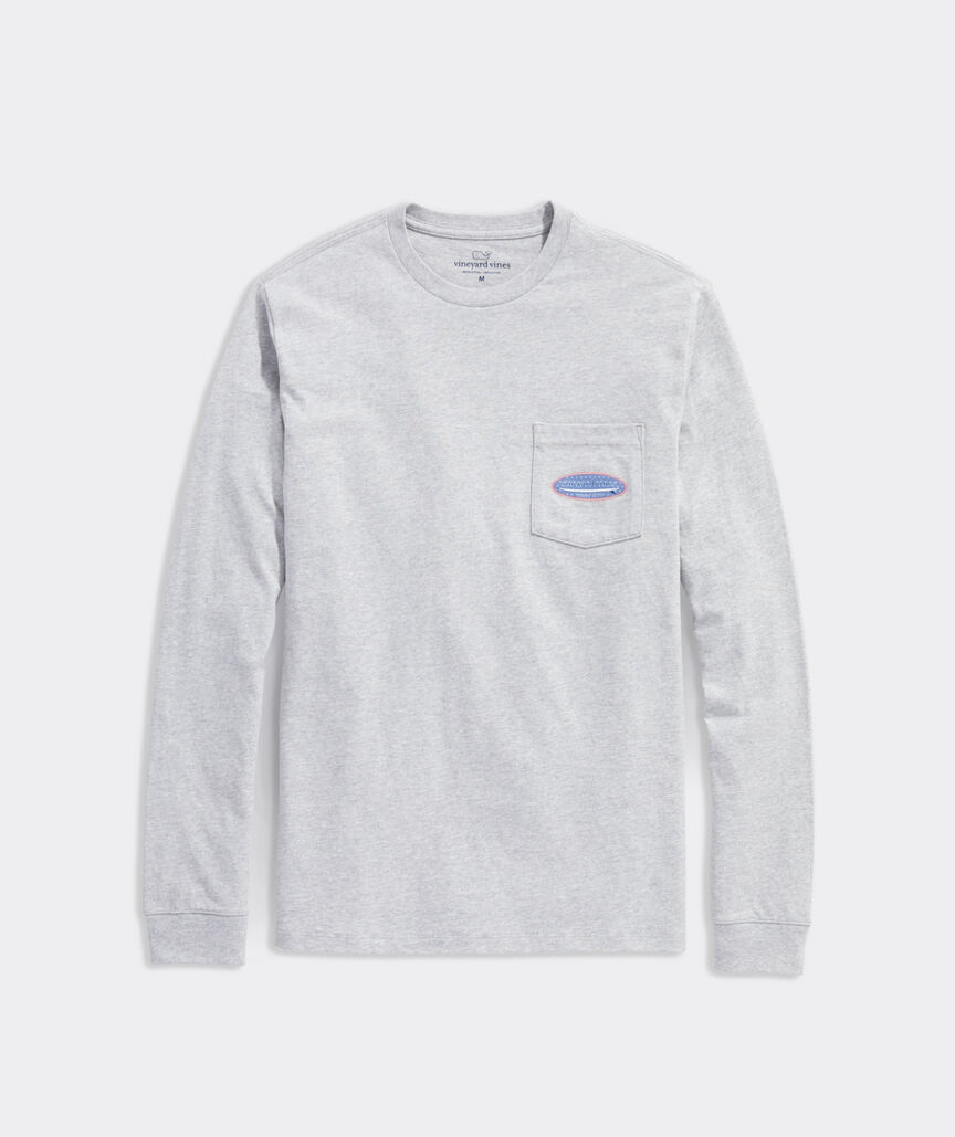 Stars & Stripes Surf Logo Long-Sleeve Pocket Tee