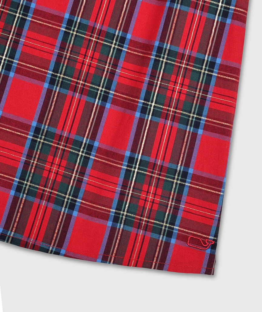 OUTLET Girls' Tartan Ruffle Dress