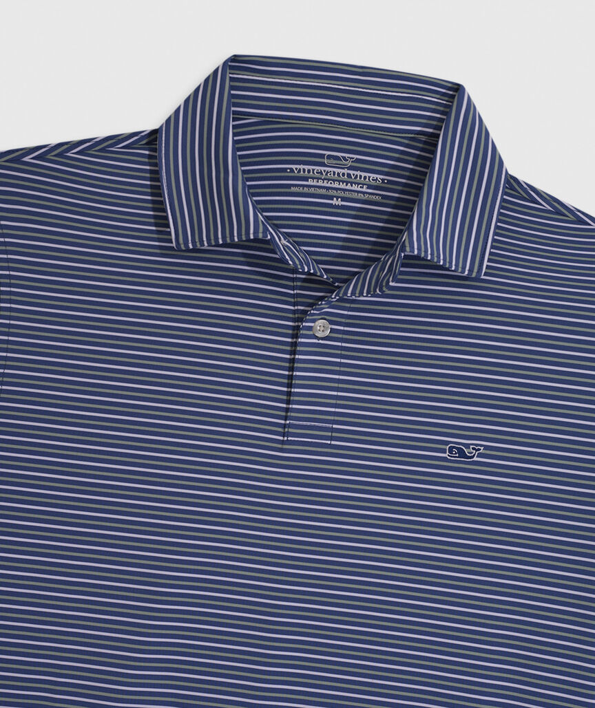 OUTLET Performance Bradley Stripe Polo