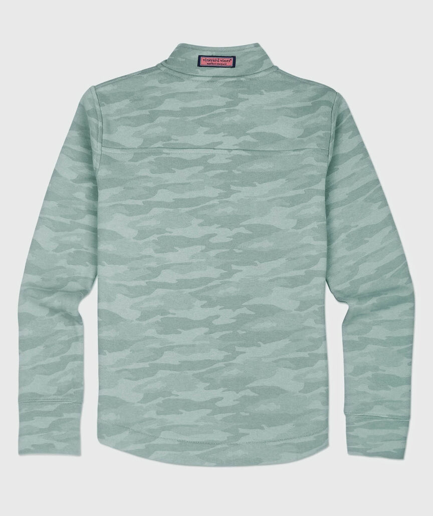 OUTLET Girls' Printed Brushed Terry Relaxed Shep Shirt®