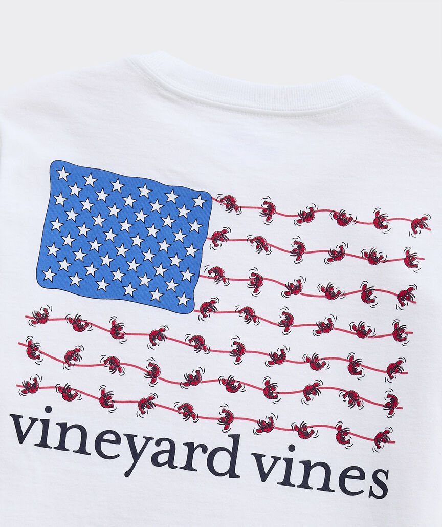 Boys' Lobster Roll Flag Short-Sleeve Pocket Tee