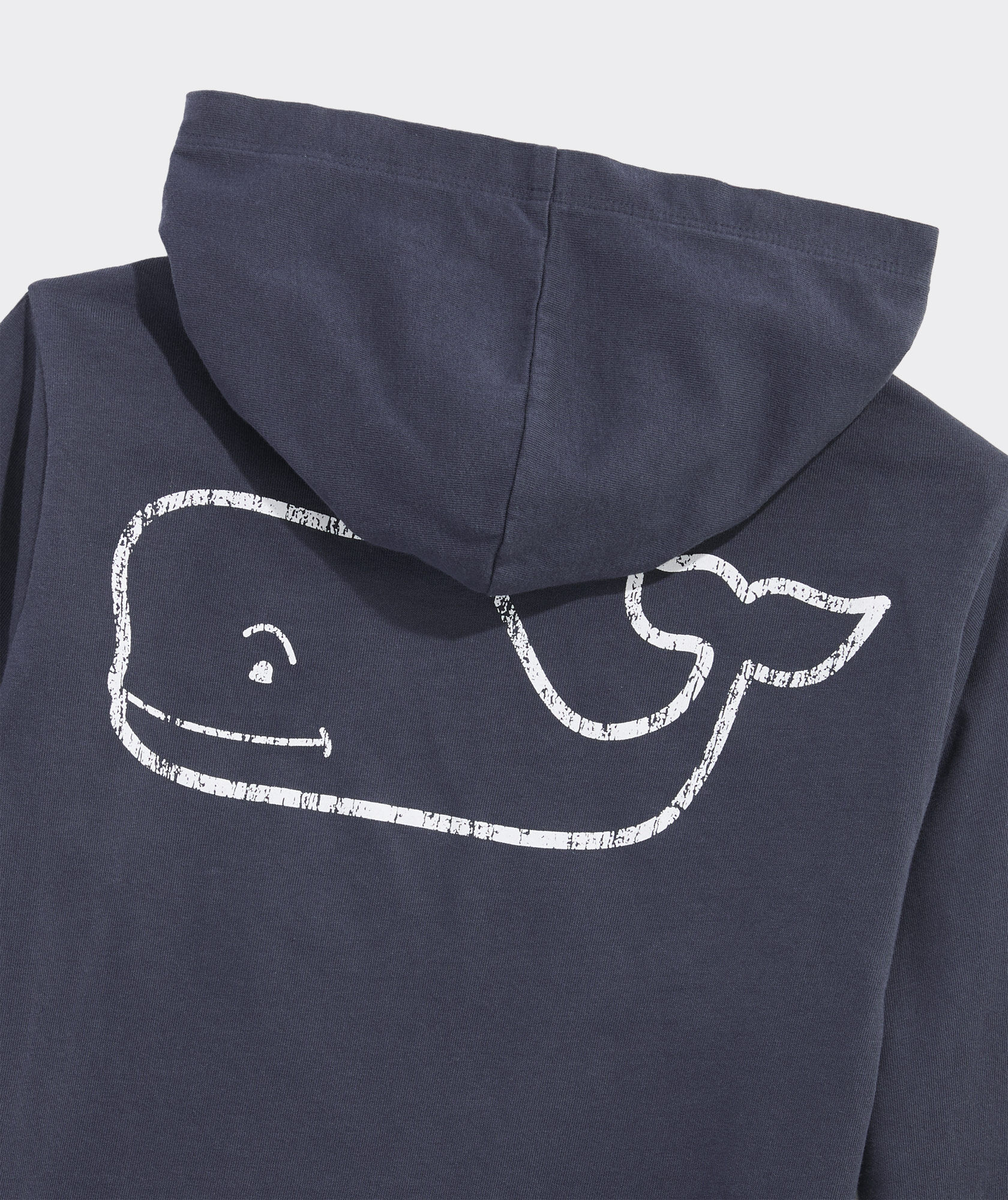 Boys' Vintage Whale Long-Sleeve Hoodie Tee