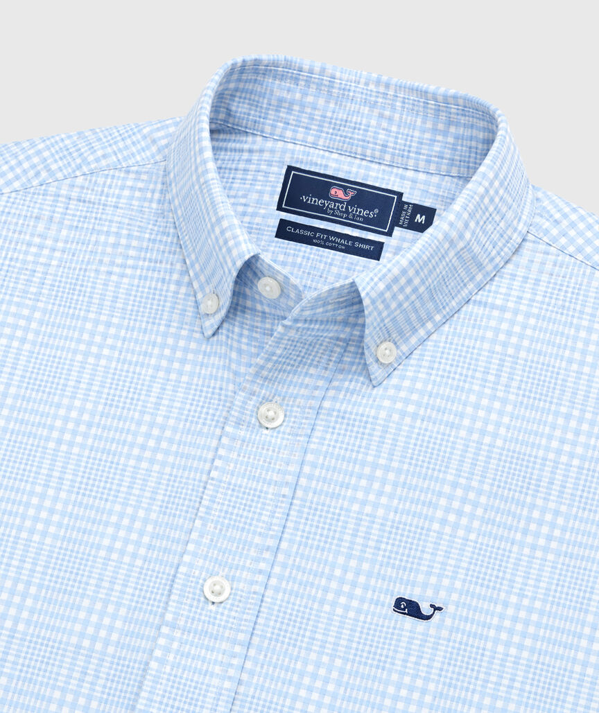 OUTLET Poplin Plaid Shirt