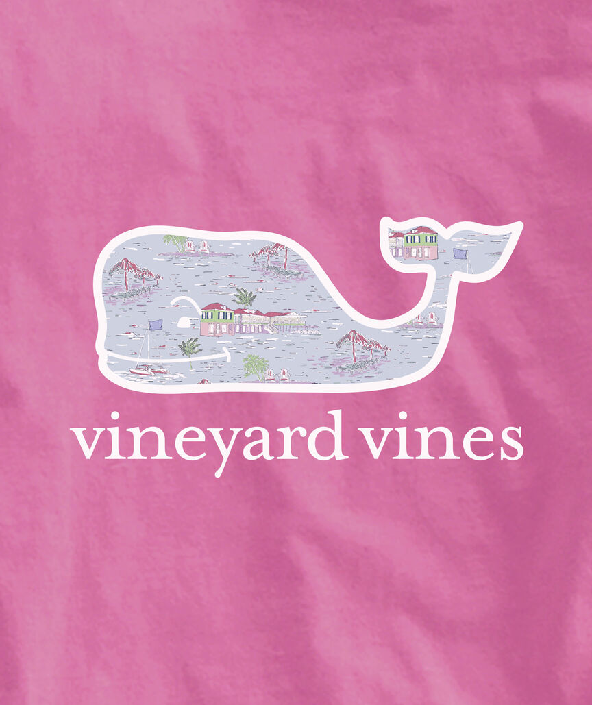 OUTLET Women's BVI Scenic Whale Long-Sleeve Pocket Tee