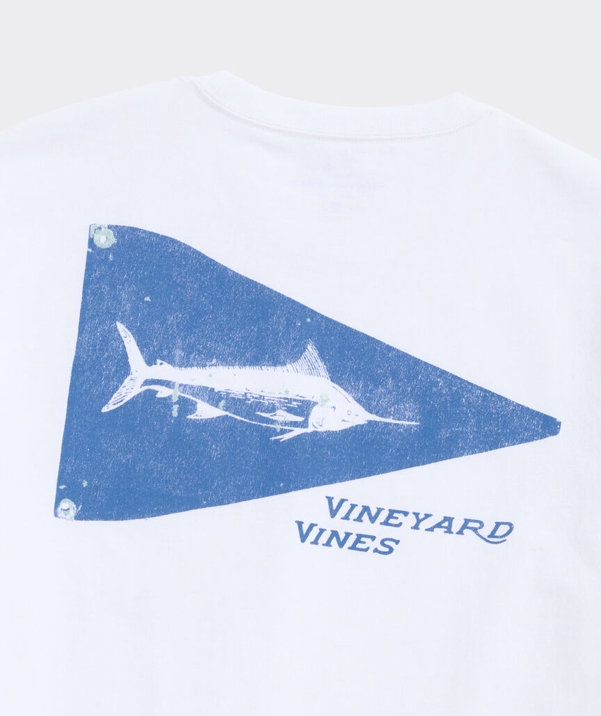 Marlin Release Flag Short-Sleeve Pocket Tee