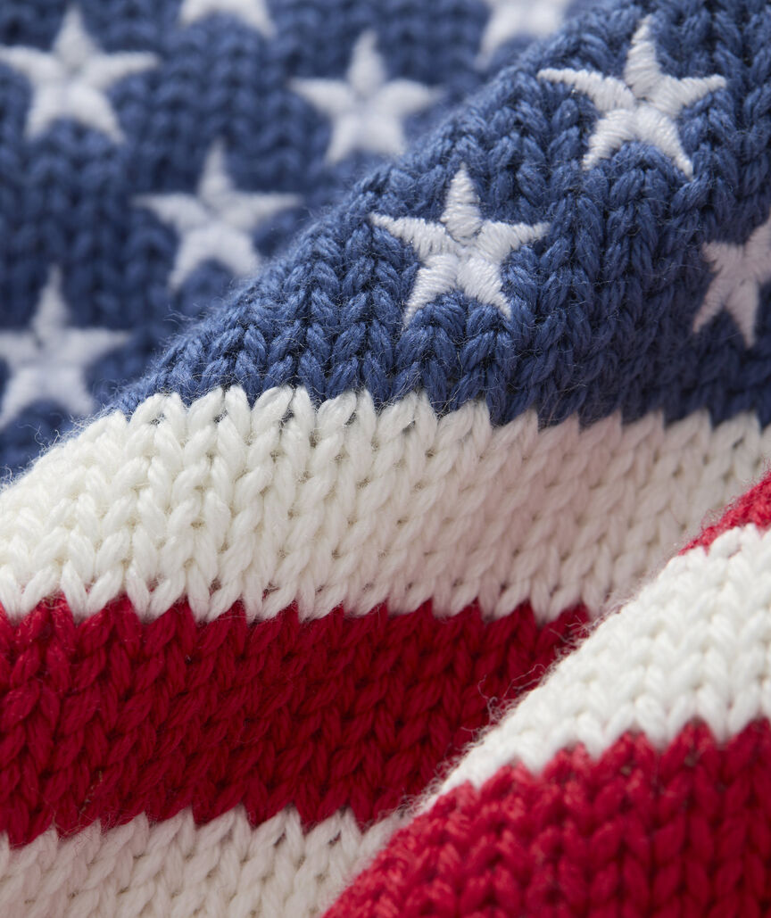 Katie Cotton Americana Rollneck Sweater