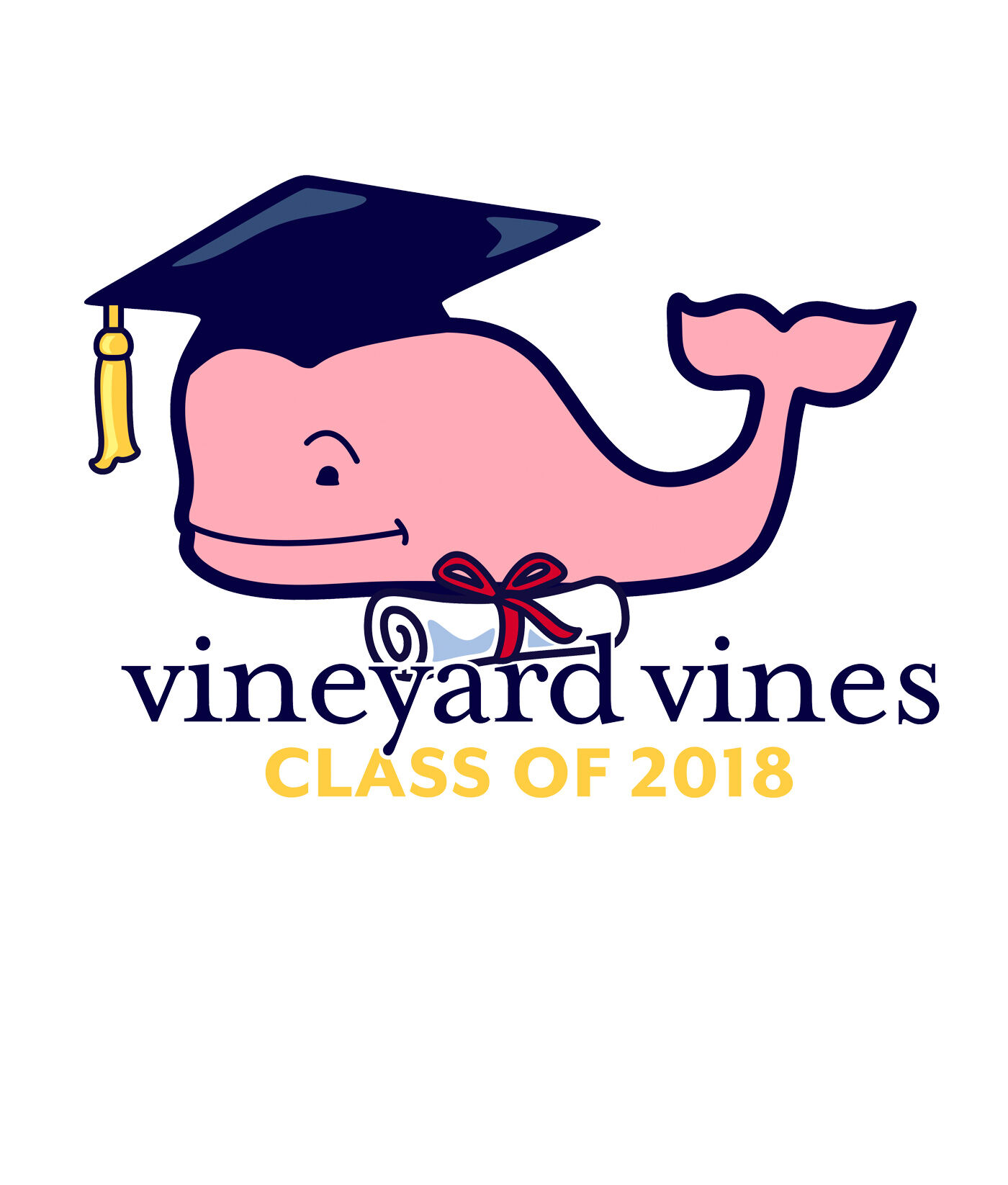 vineyard vines graduation whale