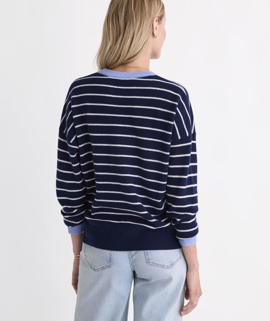 Seaspun Cashmere Stripe Crew