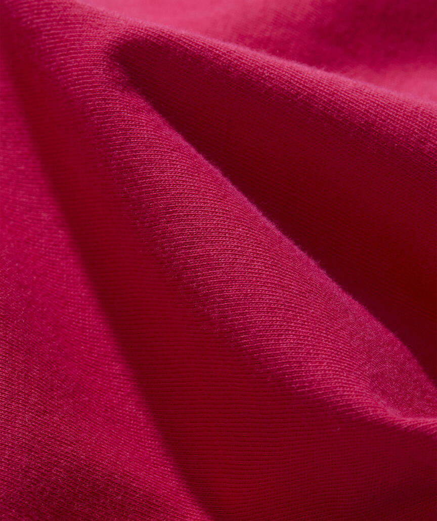 Women's Garment-Dyed Vintage Whale Long-Sleeve Pocket Tee