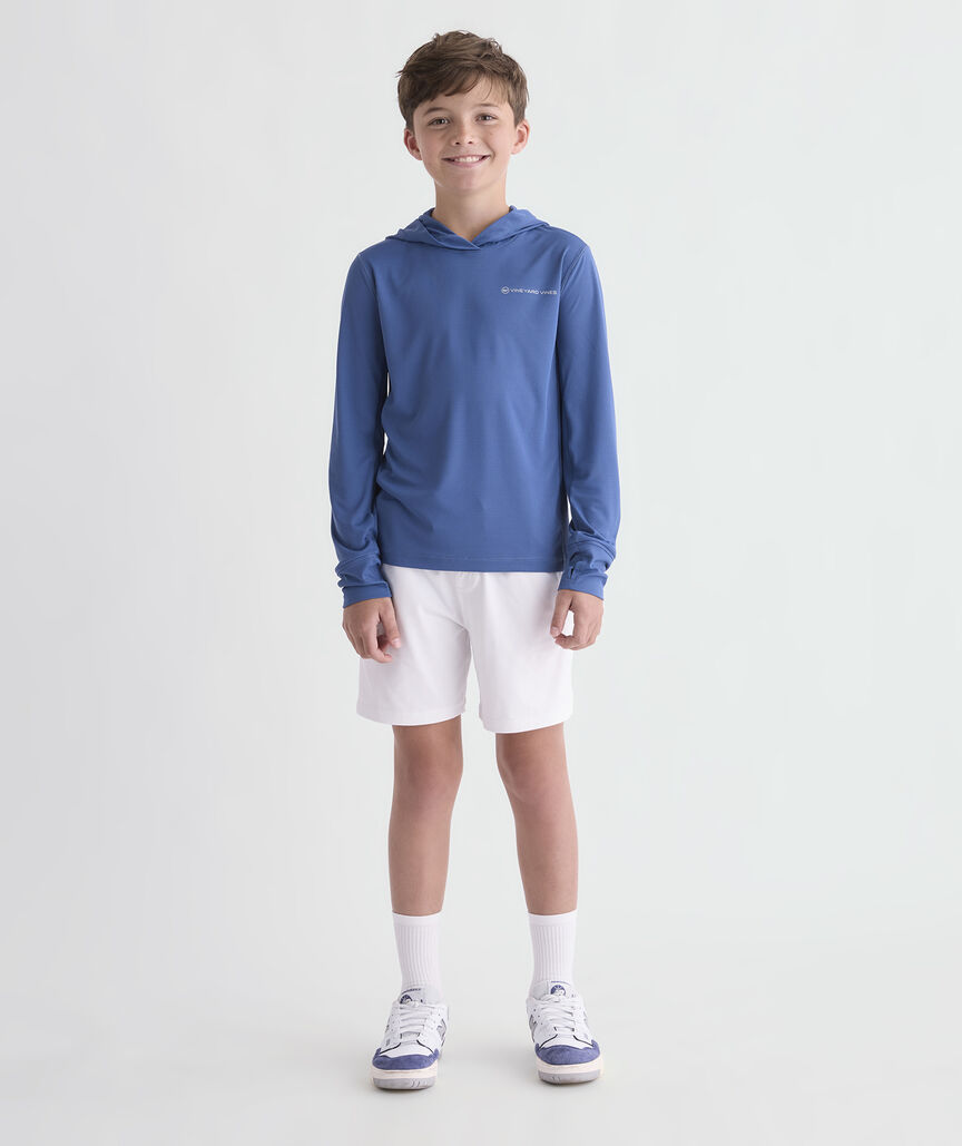 Boys' Sun Tech Hoodie Tee