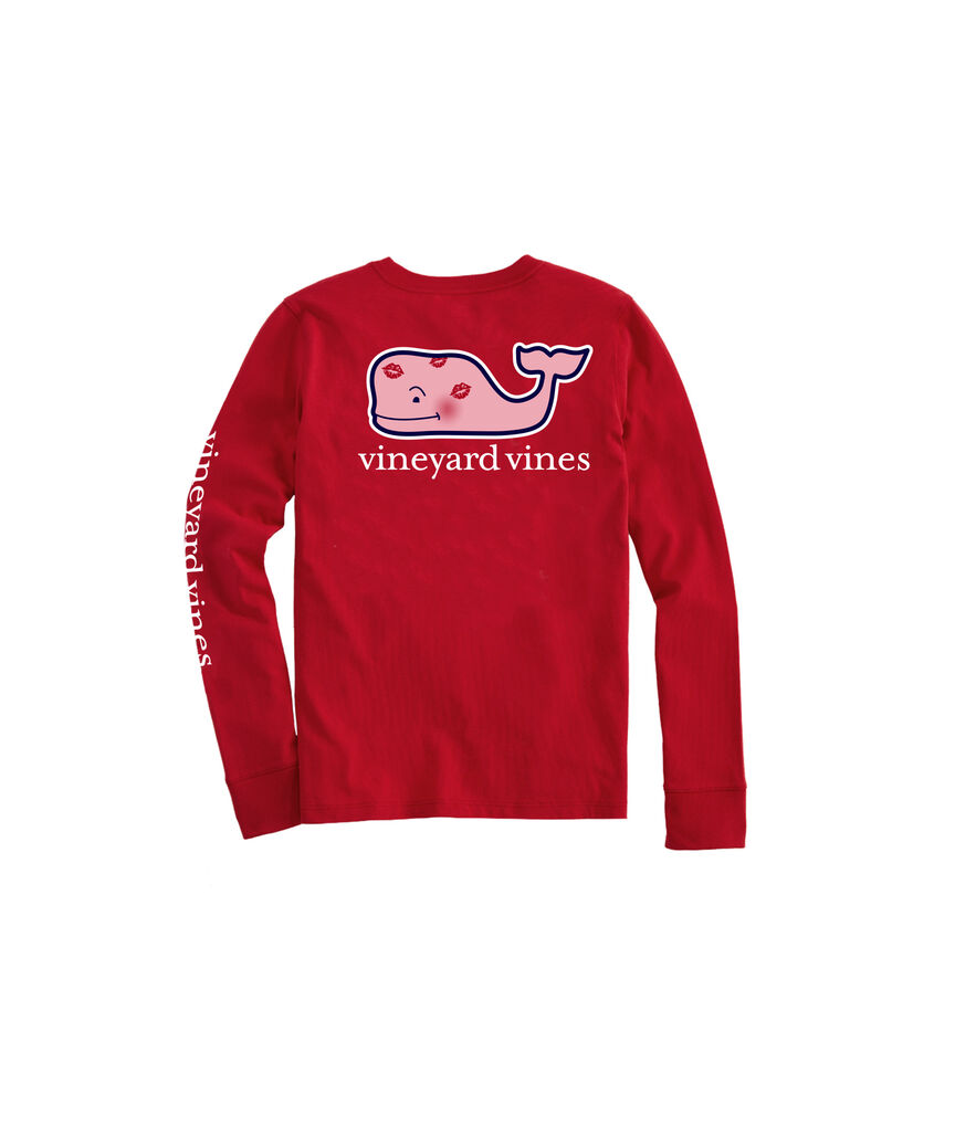 OUTLET Boys' Kissed Whale Long-Sleeve Pocket Tee