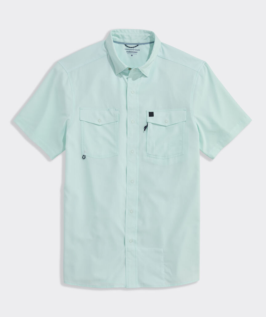 Performance Masthead Solid Short-Sleeve Harbor Shirt