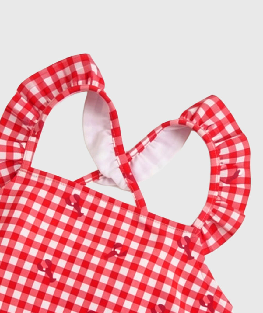 OUTLET Girls' Lobster Ruffle Bikini