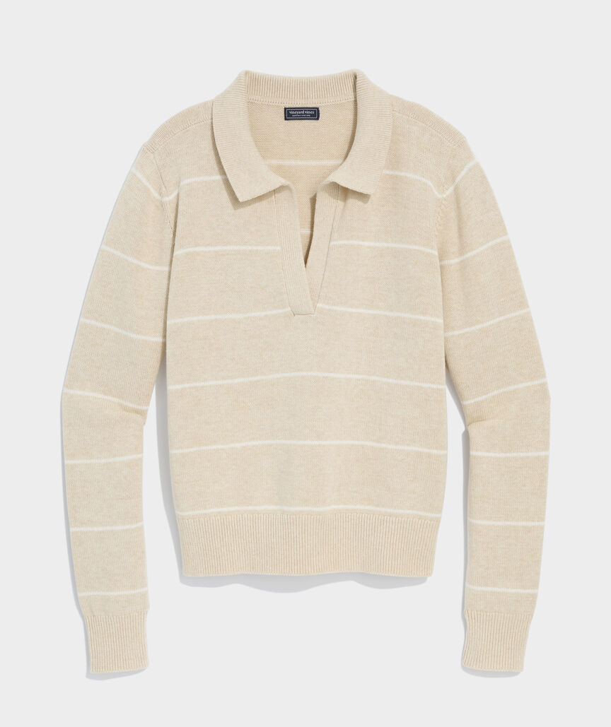 Katie Cotton Polo Sweater
