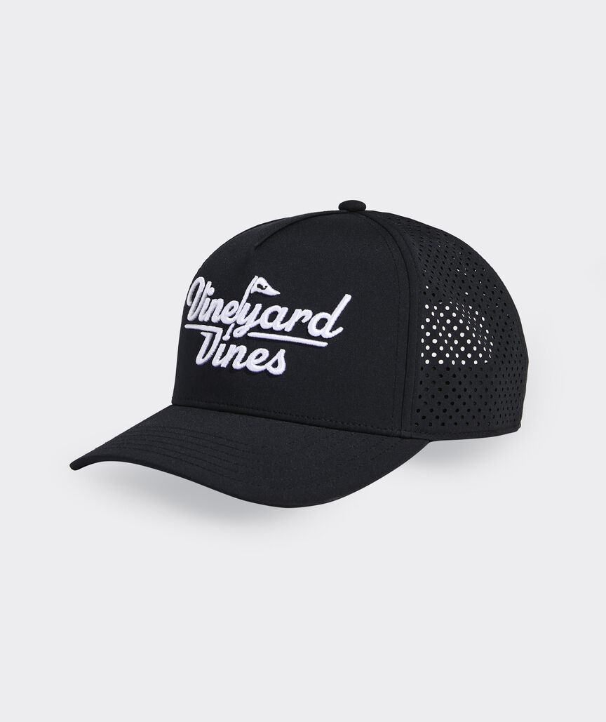 vineyard vines Golf Logo Hi-Pro Performance Trucker Hat