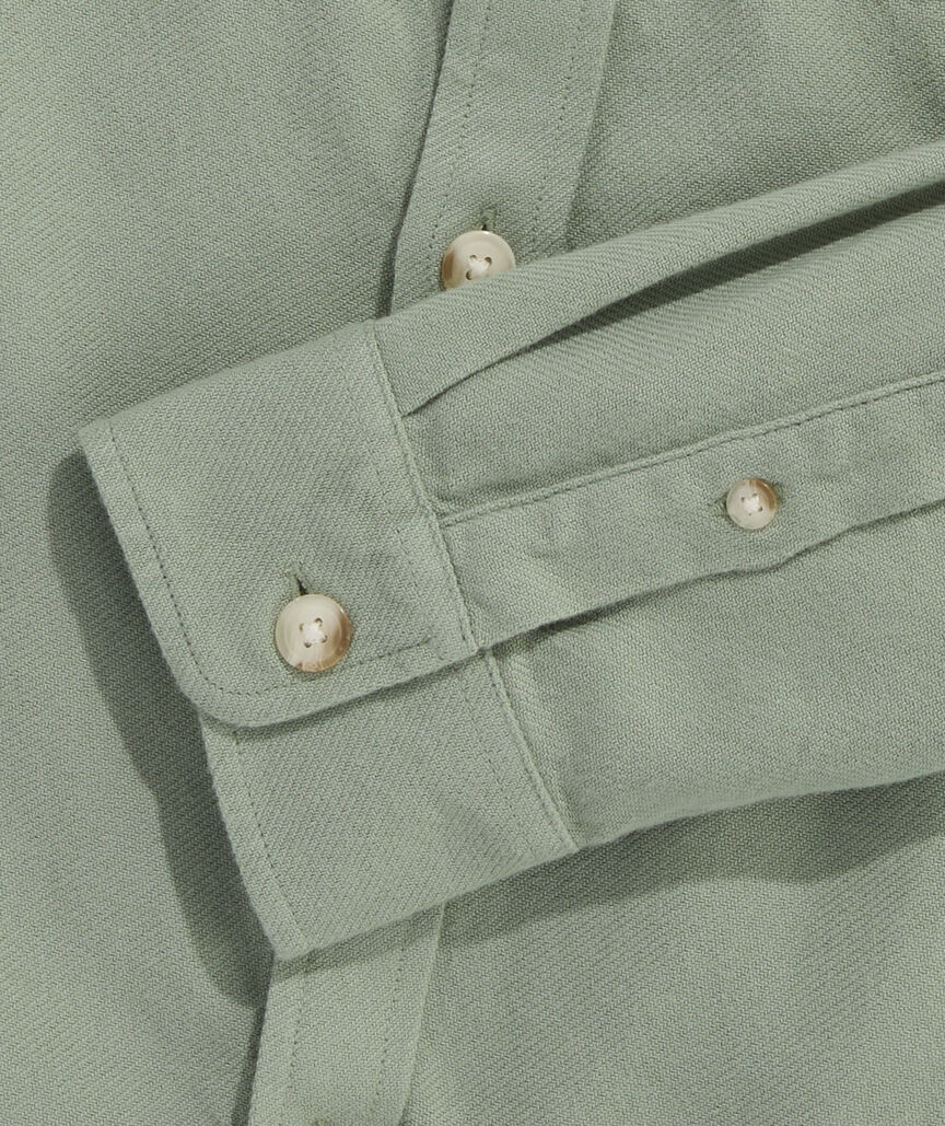 Clifton Solid Midweight Twill Utility Shirt