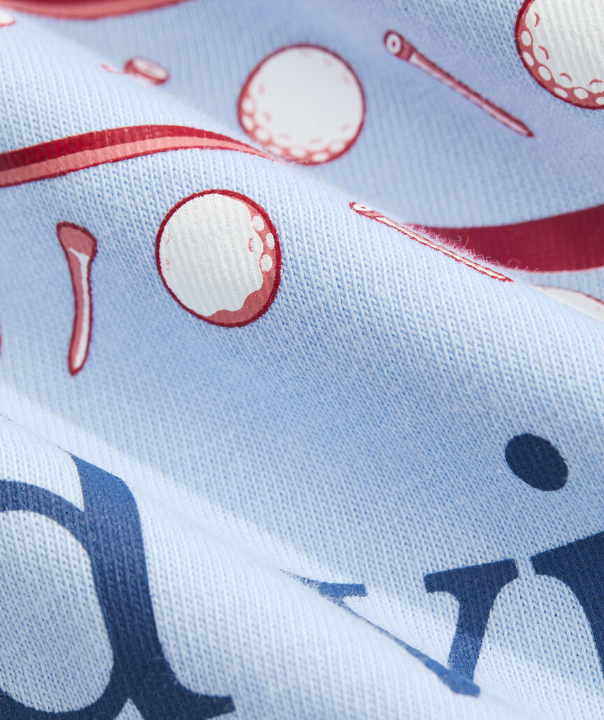 Americana Golf Clubs Flag Short-Sleeve Pocket Tee