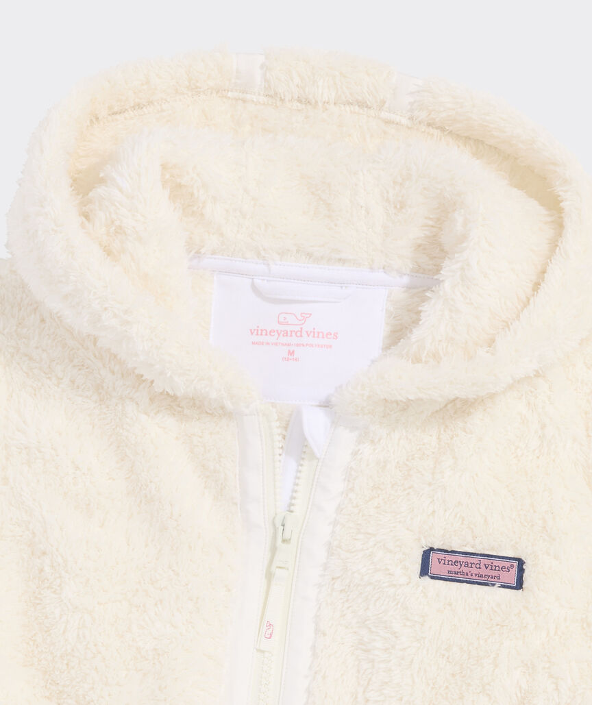 Girls' Teddy Fleece Hooded Vest