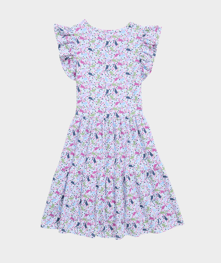 OUTLET Girls' Printed Tee Dress