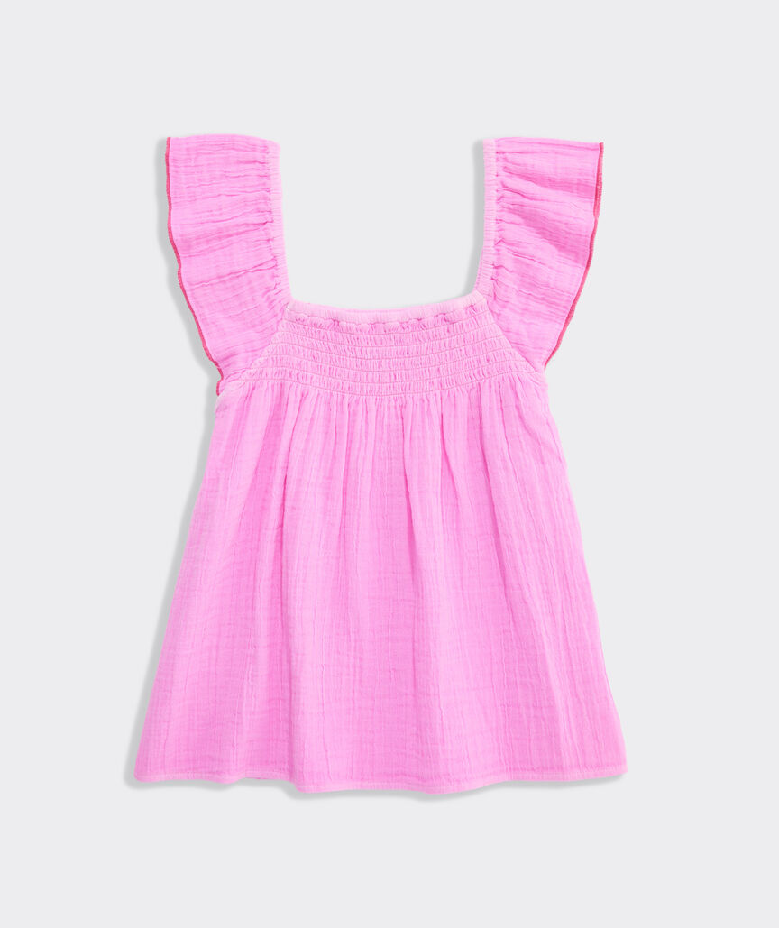 Girls' Ashe Gauze Top