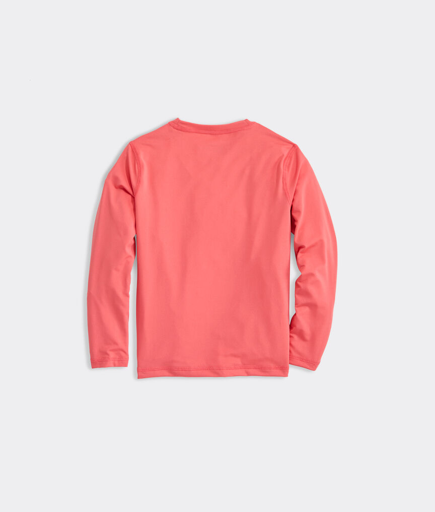 Boys' Surfboard Logo Rashguard Swim Shirt